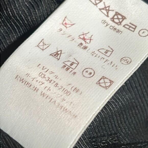 LOUIS Vuitton Jacket Runway RARE 2009 Collection Black Wool Blend Coat Size 40 - Picture 13 of 15